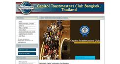 Desktop Screenshot of capitoltoastmasters.com